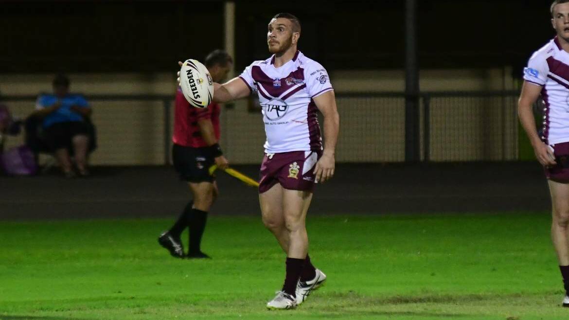 STANDOUT: Richard Peckham was a standout for the Cowboys in Saturday's trial match against Forbes at Kennard Park. He is pictured during the Friday night trial match against Dubbo Westside. Photo: NICK GUTHRIE