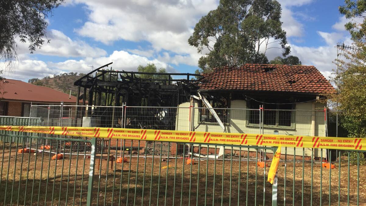 FIRE: The Pierce Street home was completely gutted by fire over the weekend. Photo: CONTRIBUTED