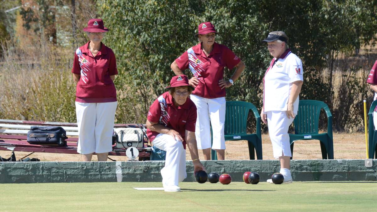 YOU BEAUTY: Wellington's Rose Davis hit the Jack with a superb bowl at the club's Trophy Day recently. Photo: ELOUISE HAWKEY