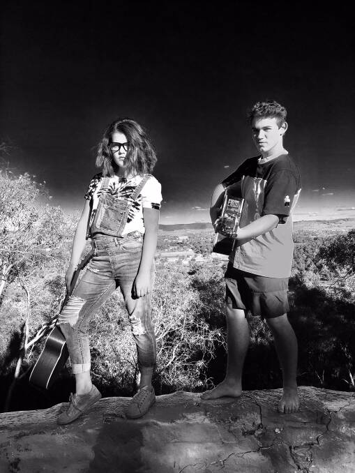 SELECTED: Millie Mills (13) and Ethan Styles (15) will head to Tamworth this month for the annual country music festival. Photo: Contributed