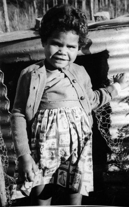 Donna Meehan aged five, on the day she arrived in Newcastle, April 22, 1960. 