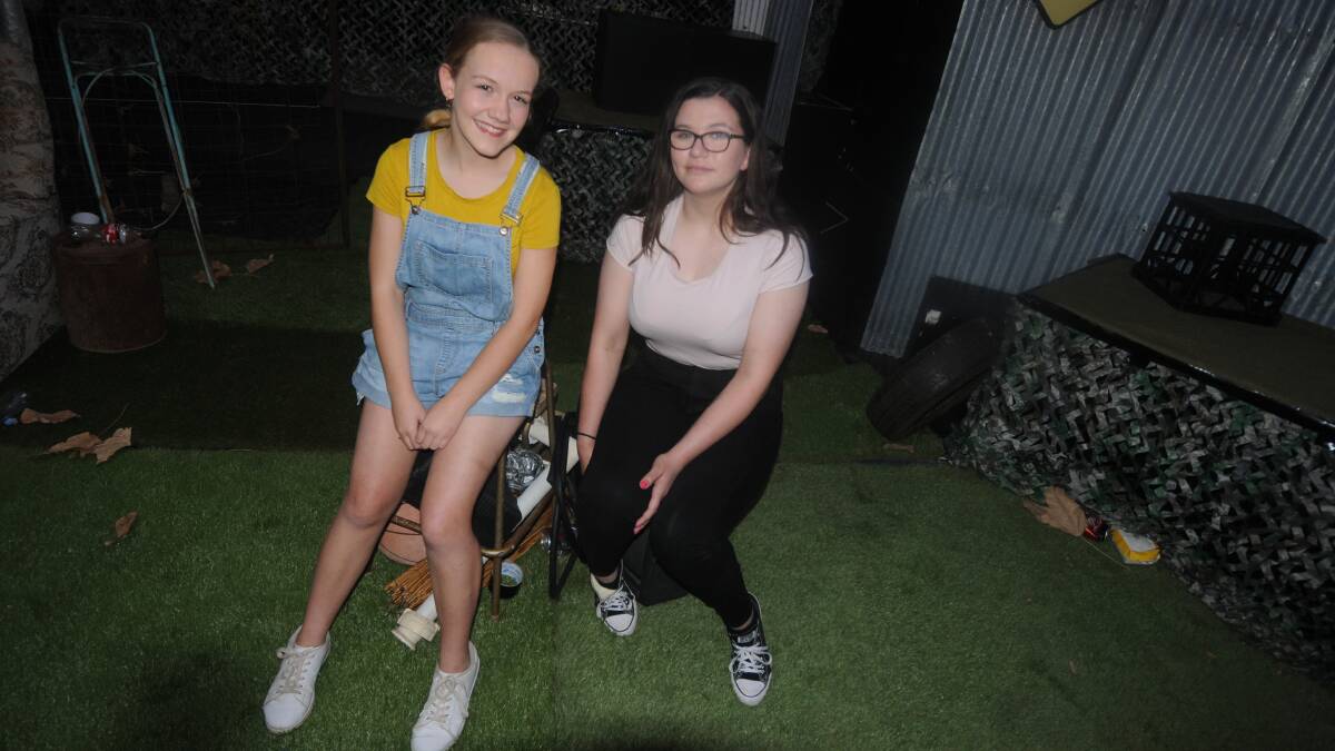 Lana Barclay with Wellington High School student Madelyn Leggett. Photo: Australian Community Media