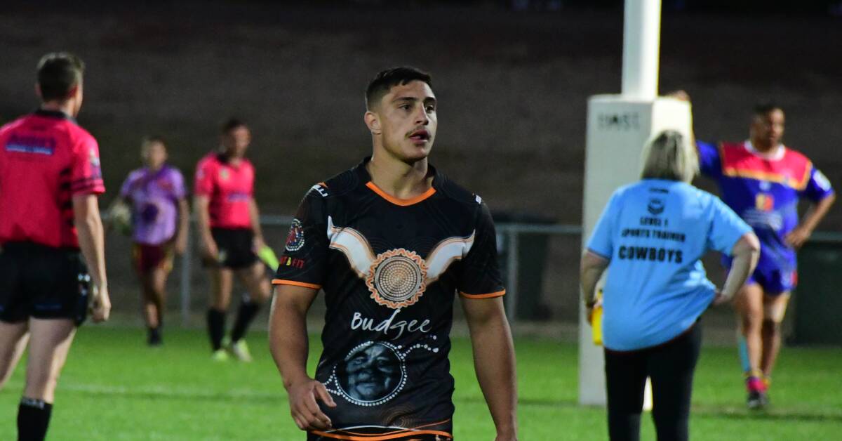 Wellington Cowboys junior Kotoni Staggs (pictured) was a part of the winning Tongan side on Saturday. Photo: Nick Guthrie. 