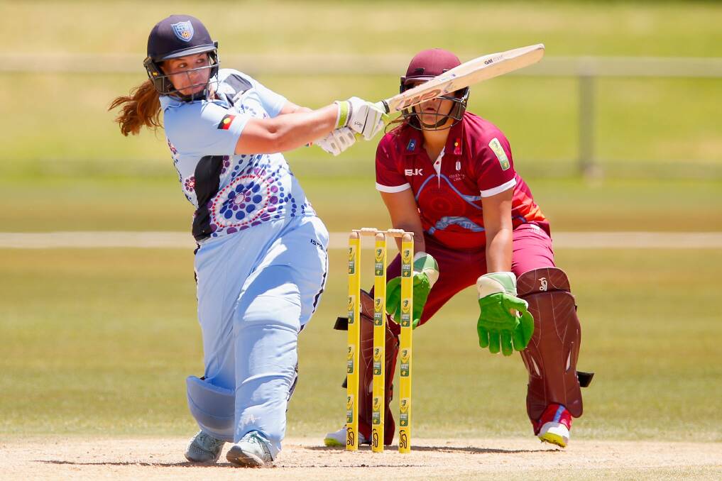 Sara Darney of Wellington was influential in NSW's win over the maroons in the National Indigenous Cricket Championships decider in 2018. Photo: Cricket Australia 