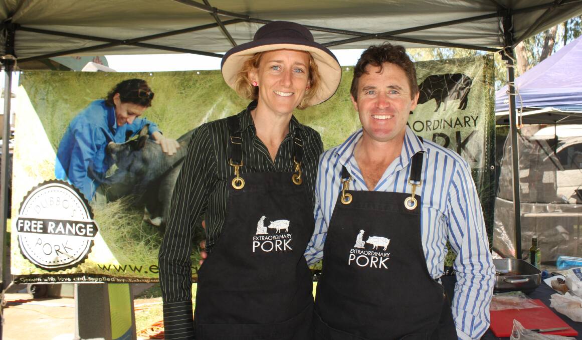 State winners: Alexandra and Michael Hicks, from Extraordinary Pork, Eumungerie. Photo: Taylor Jurd. 