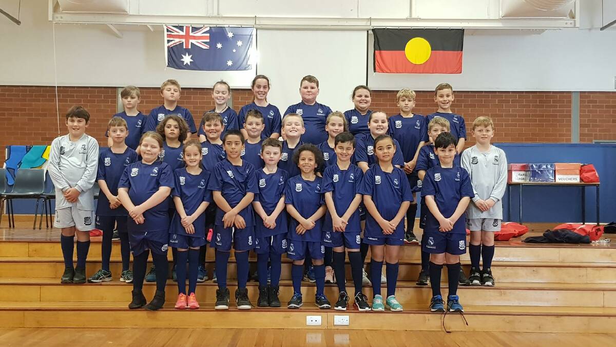 There are also 27 Wellington Primary School Real Madrid students who take part in the program two hours a week. Photo: Supplied. 