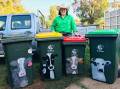 Creative: Wellington's Casey Dargan (pictured) has become a viral sensation after taking part in the 'Bin Isolation Outing' Facebook group. Photos: Supplied.