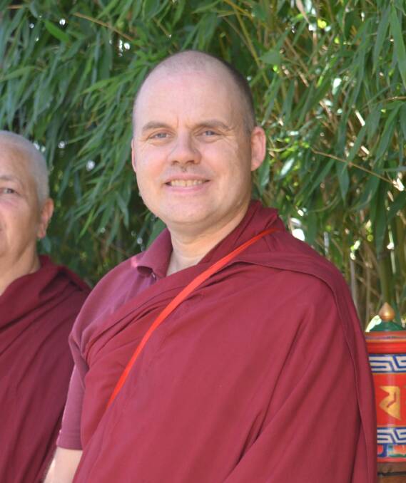 Buddhist Ven Jhampa.
Photo: Daniel Shirkie.