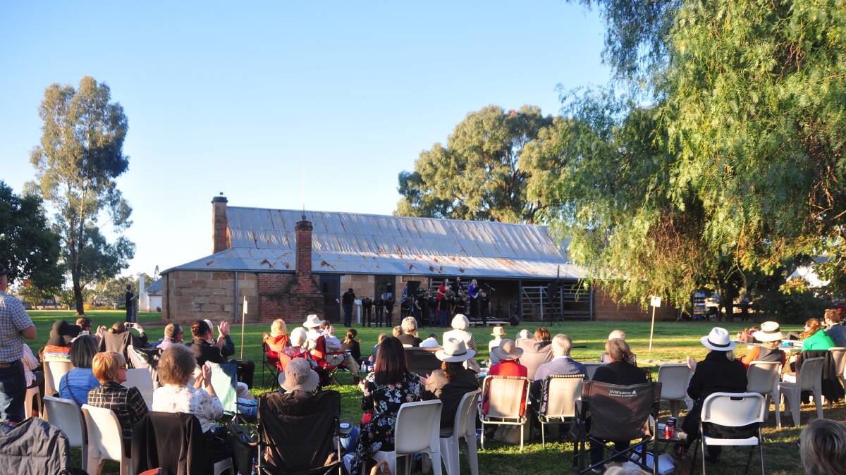 Above: The beautiful outdoor setting of Dundullimal Homestead will play host to an alfresco concert in May. Photo: Supplied. 