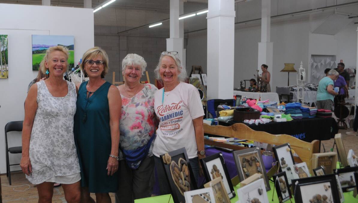 Members of the Wellington Arts committee were pleased with the turn out of people to the inaugural Second Chance Sale. Photo: Taylor Jurd
