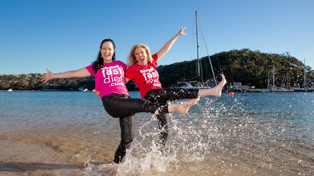 FAST AND FUN: Victoria Black and Gen Davidson are the women behind the creation of the 3-Day Diet. Picture: Geoff Jones 