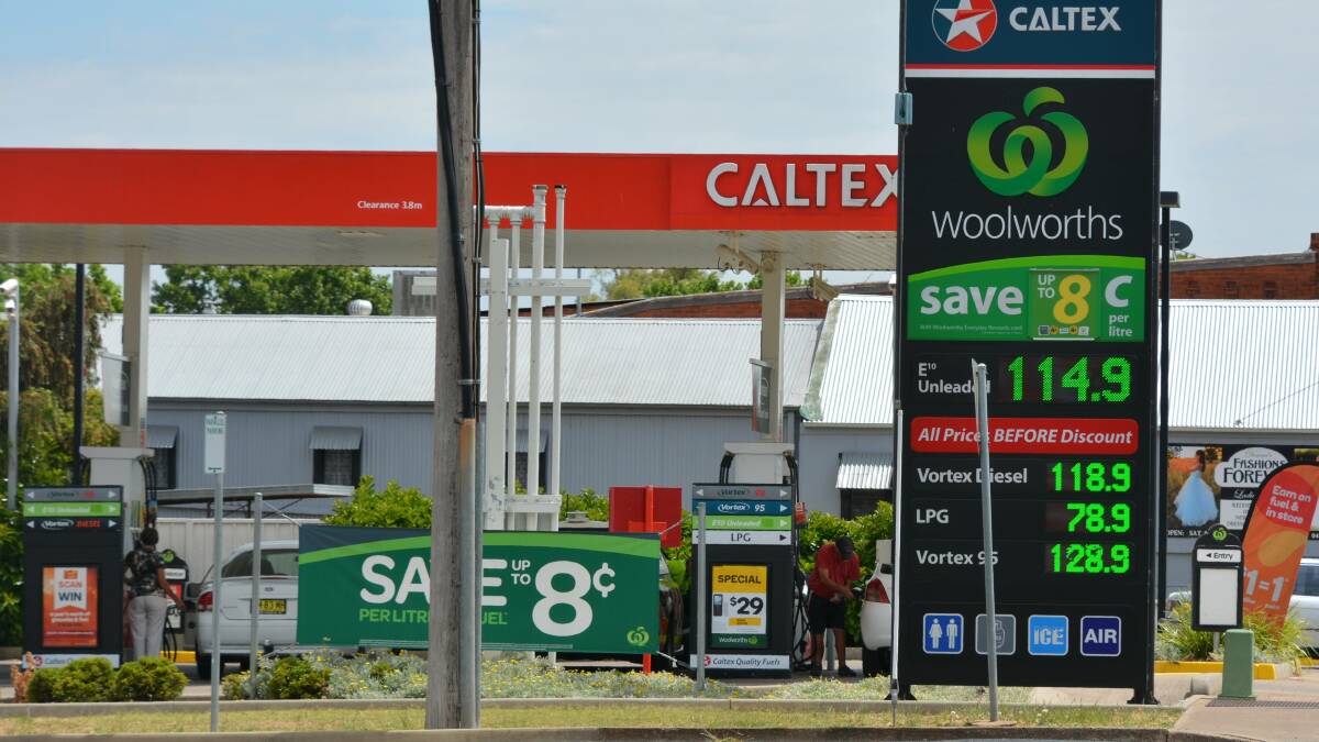 Wellington boasts some of the cheapest fuel in NSW at the moment. Photo: NICK GRIMM