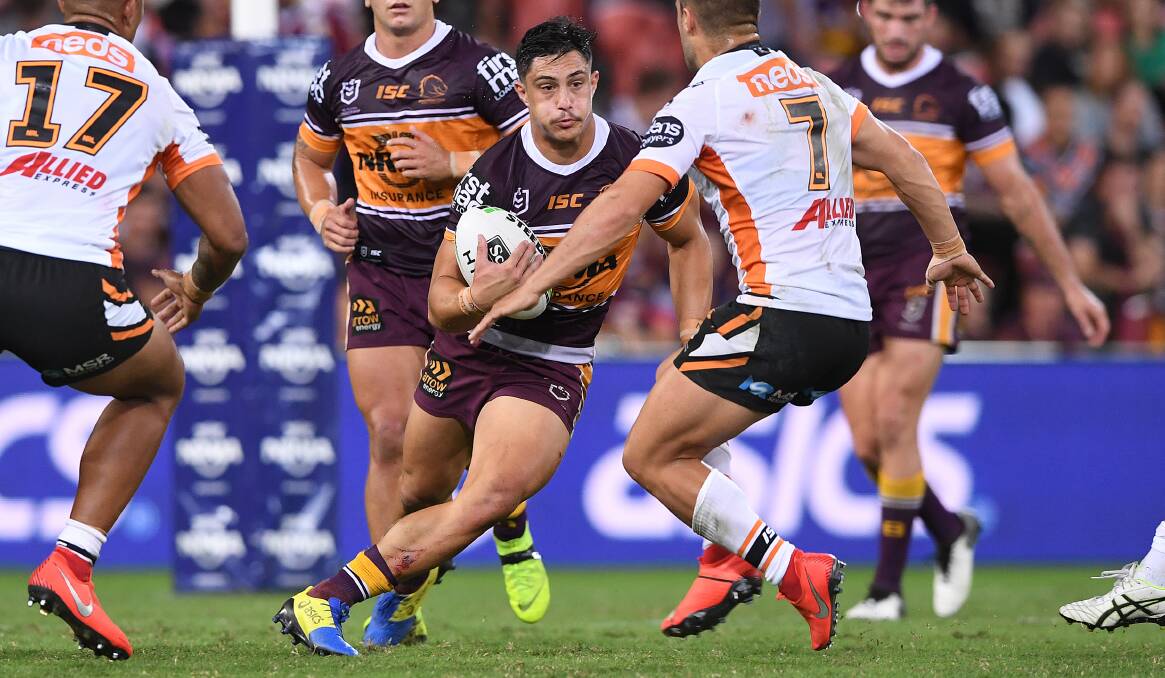 READY: Kotoni Staggs is eager to take his chance back in the Broncos starting lineup on Friday night. Photo: AAP