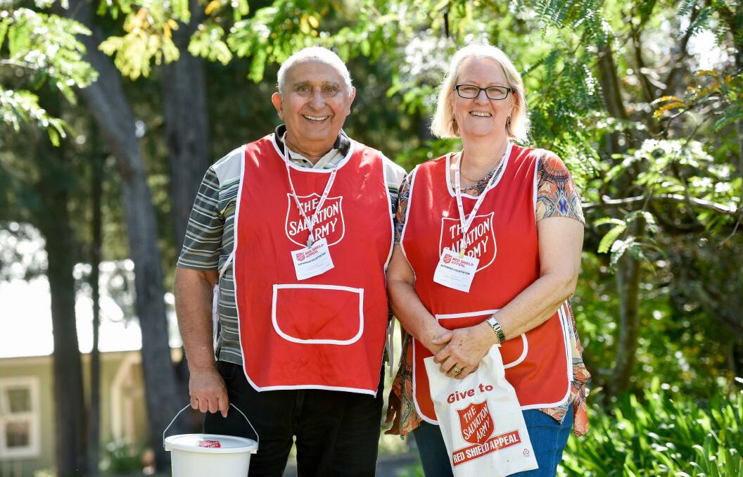 Good cause: The Salvation Army is asking everyone to open their wallets for the Red Shield Appeal, which will be doorknocking this weekend. Photo: CONTRIBUTED