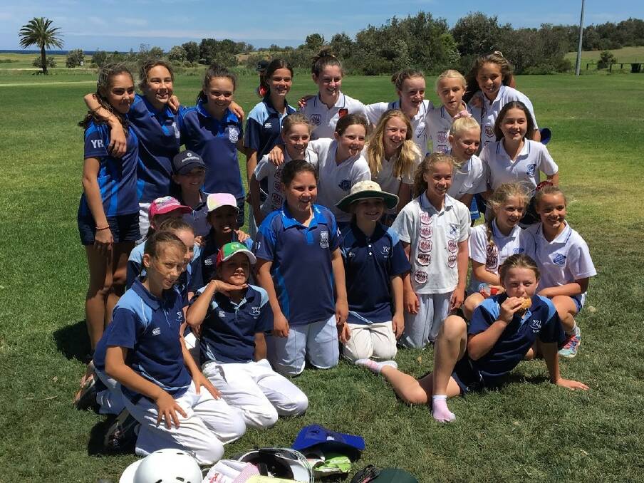Defending Champions: The girls following their hard-fought win over Newtown that secured them a spot in the finals. Photo: Contributed.