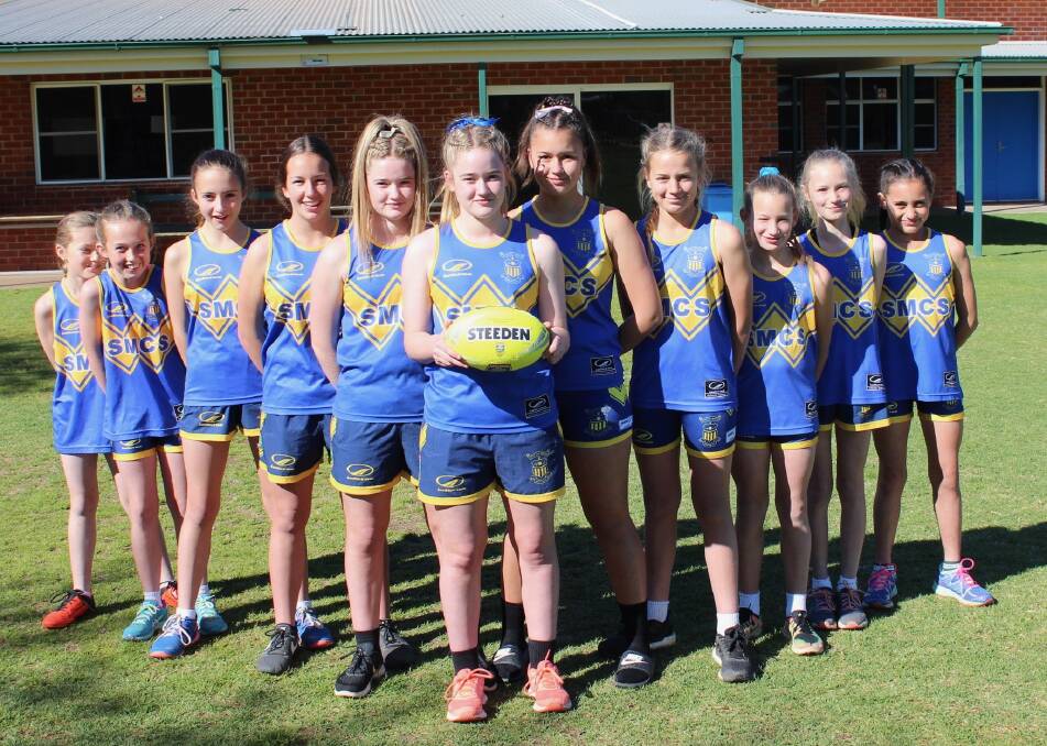 Competitors: The St Mary's Catholic school girls looking to compete in Sydney at the All Schools State competition. Photo: Contributed.