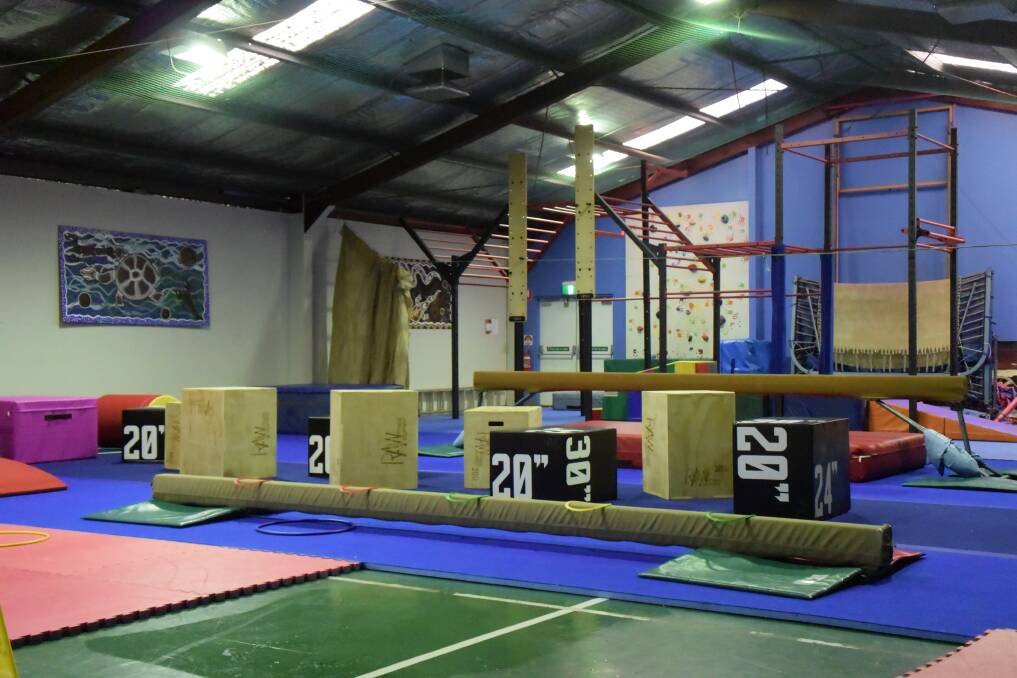 Ninja challenge: The PCYC's Ninja Warrior obstacle course and athletics area. Photo: Daniel Shirkie