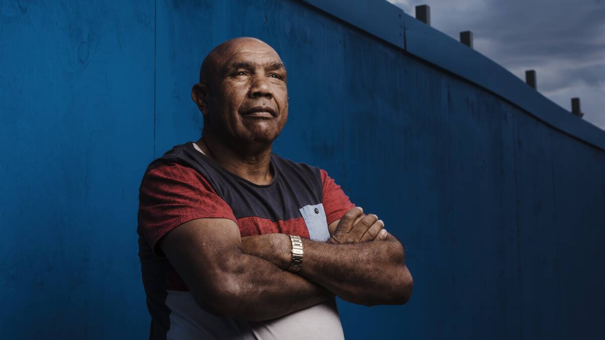 Champion: Former boxing champion, Wally Carr, photographed in Waterloo in 2018. Photo: James Brickwood.