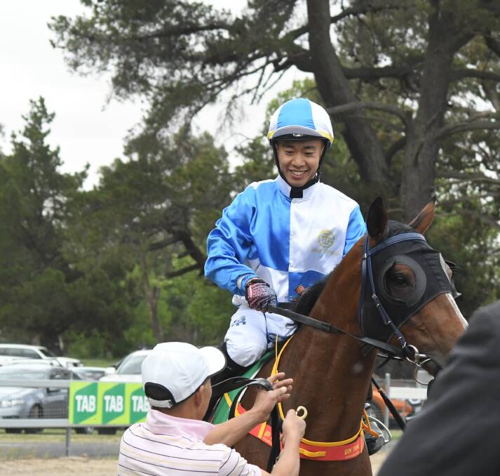 Surging Ahead: Qin Yong, pictured after a win earlier in the year in Orange, has strengthened his lead in the Rising Stars series. Photo: Jude Keogh. 