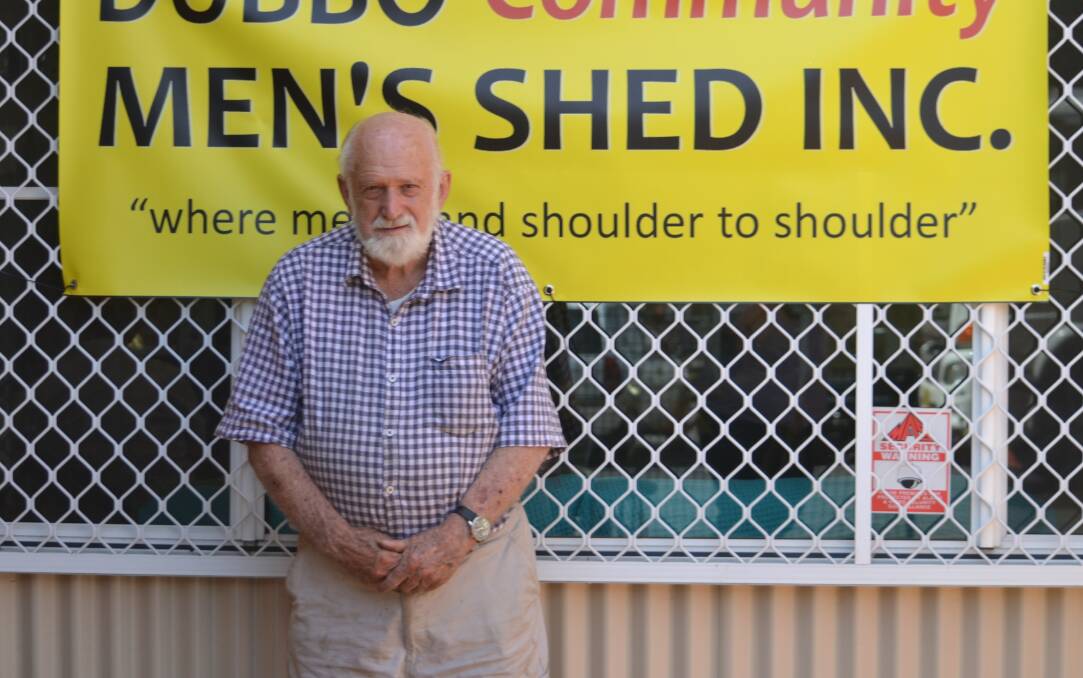 Giver: Dubbo Men's Shed member Geoff Higgins has visited the Philippines many times and seen the poverty some live in. Photo: Daniel Shirkie.