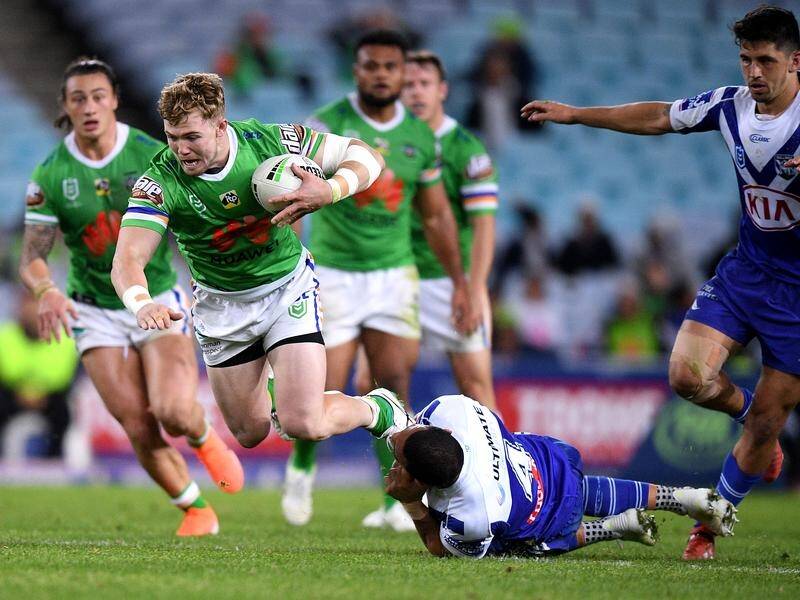 Canberra' Hudson Young will miss five NRL games after taking an early guilty plea for eye gouging.