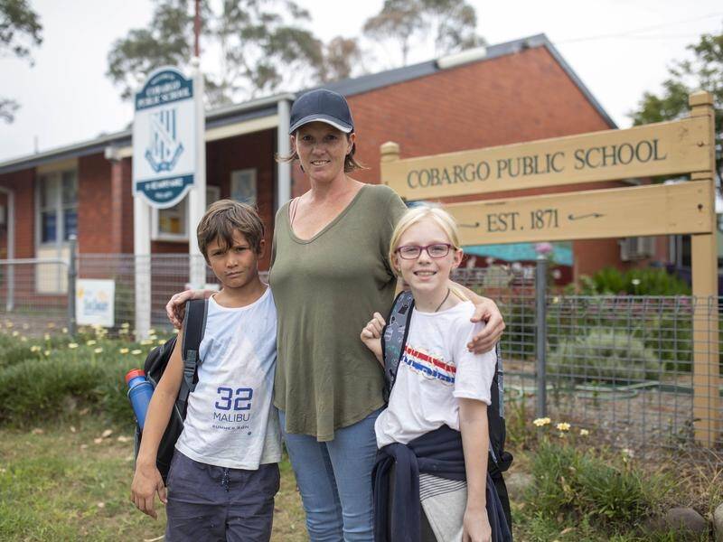 Cobargo's Clare Rugendyke hopes the start of the school year brings normality back to her children.