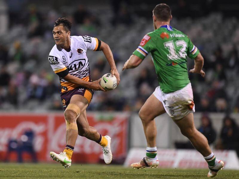 Karmichael Hunt was delighted to be back in Brisbane Broncos colours against the Canberra Raiders.