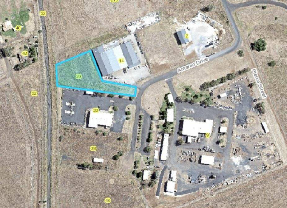 The block of land is for sale in an industrial area. Photo: DUBBO REGIONAL COUNCIL