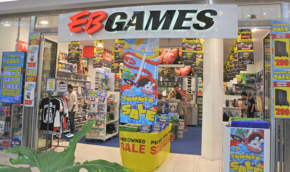 CLOSING: EB Games stores in the Central West will not be closing amid the retail giant's decision to shut down 19 "unprofitable" outlets. Photo: NEHA ATTRE