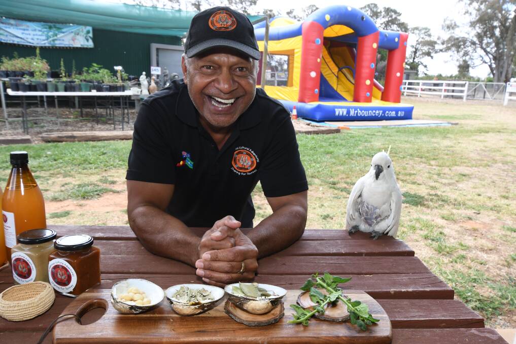 Indigenous Cultural Adventures founder Gerald Power is now formulating pesto, drinks
and ice cream using native ingredients. Photo: CARLA FREEDMAN