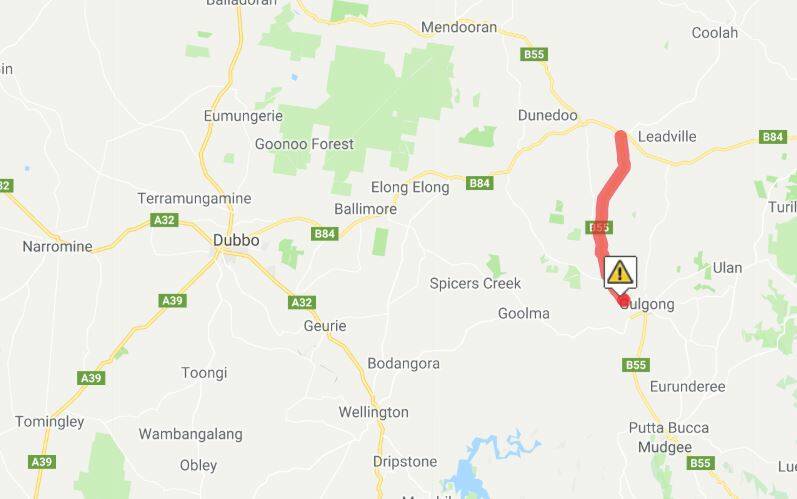 ROAD CLOSED: The Castlereagh Highway is closed following a serious overnight truck accident. Image: LIVE TRAFFIC