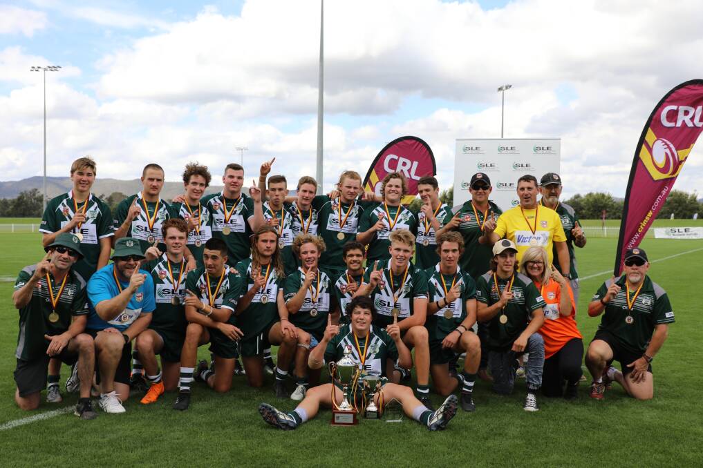 NUMERO UNO: The Western Rams were too good on Saturday, taking out Illawarra 22-10 and securing the Andrew Johns Cup. Photo: Simone Kurtz.
